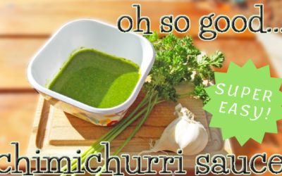 Oh So Good Chimichurri Sauce