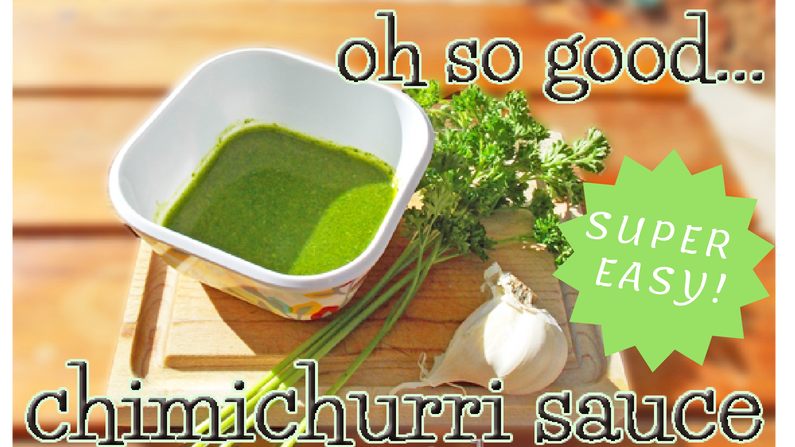 Oh So Good Chimichurri Sauce