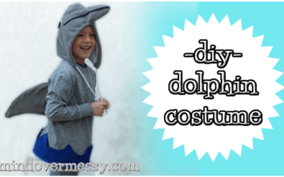 DIY Dolphin Costume with Free Downloadable Pattern