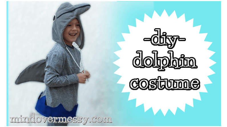 DIY Dolphin Costume with Free Downloadable Pattern