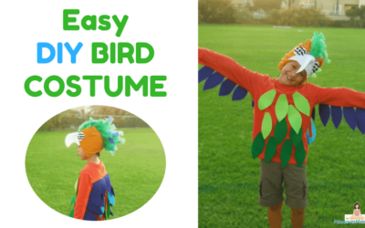 DIY Bird Costume – No Sewing Machine Needed!