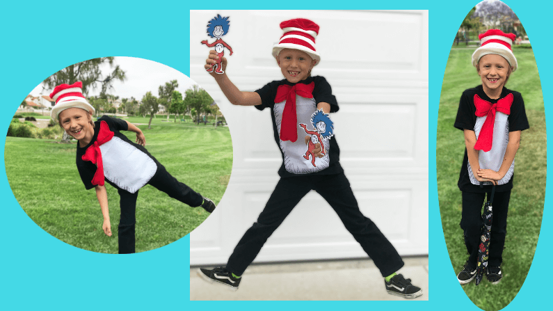 DIY Cat in the Hat Costume – in a Pinch!