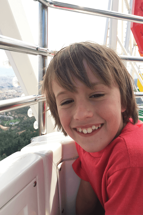 Iconic Tibidabo Amusement Park Ferris Wheel