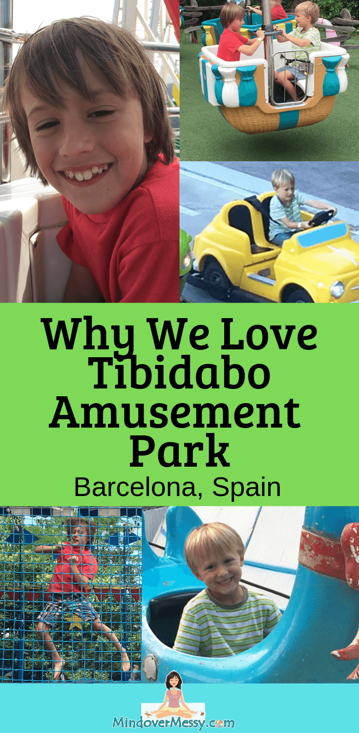 Tibidabo Amusement Park Barcelona Spain