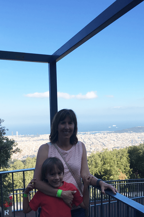 Beautiful day at Tibidabo Amusement Park